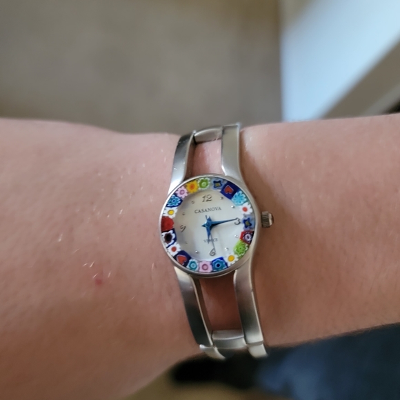 Casanova Venice Murano Glass Floral Watch - Picture 12 of 14